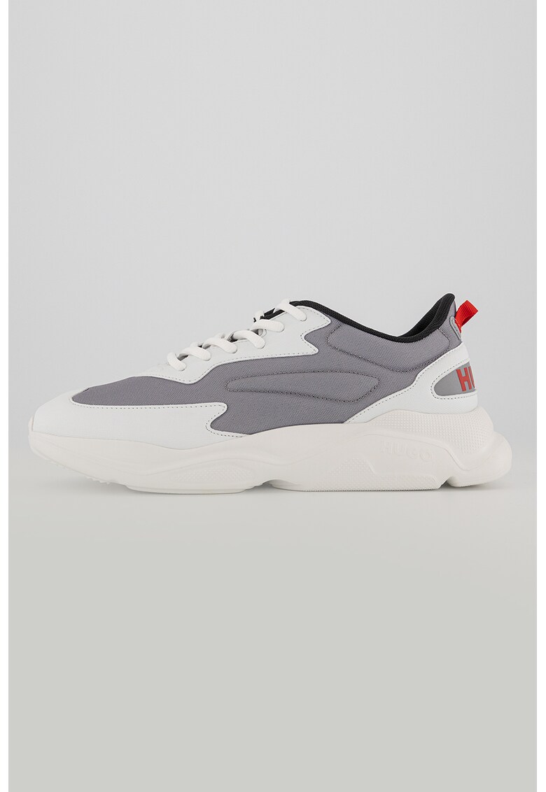 Pantofi sport cu garnituri de piele ecologica Leon