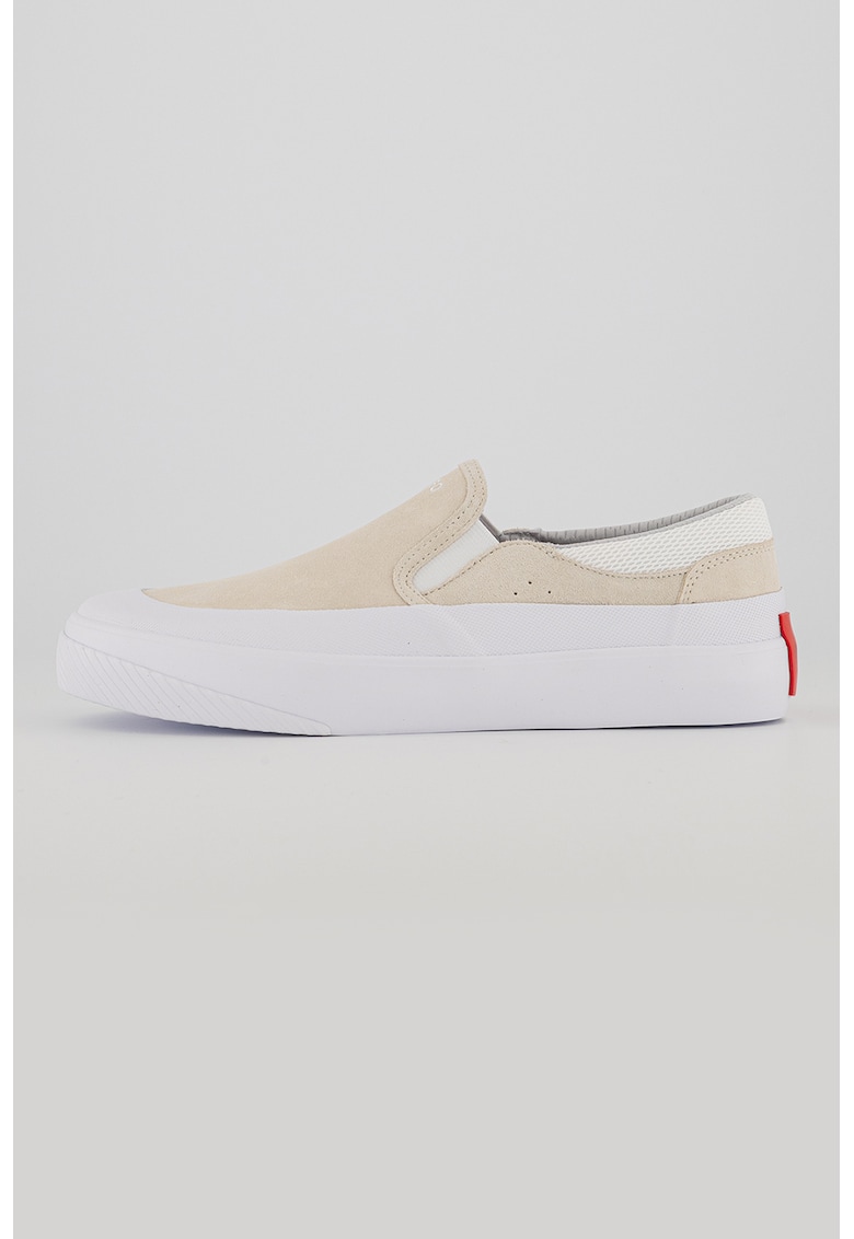 Pantofi sport slip-on de piele intoarsa