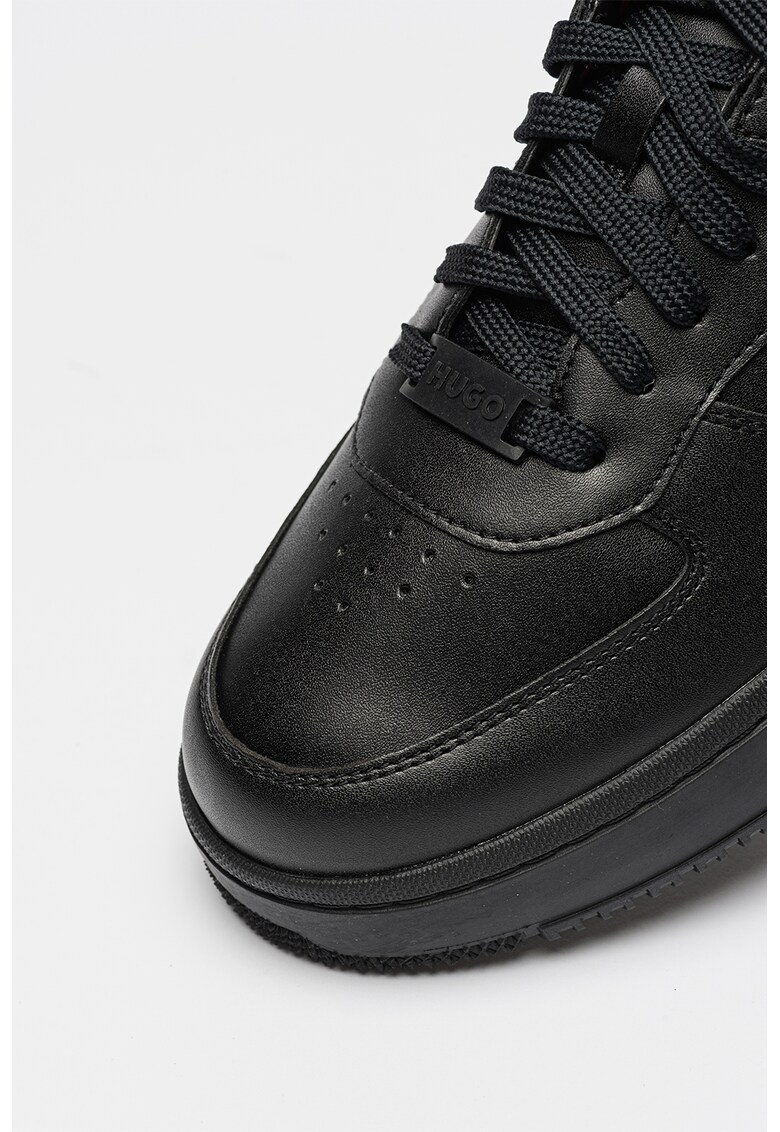 Pantofi sport din piele ecologica cu aplicatii logo Kilian