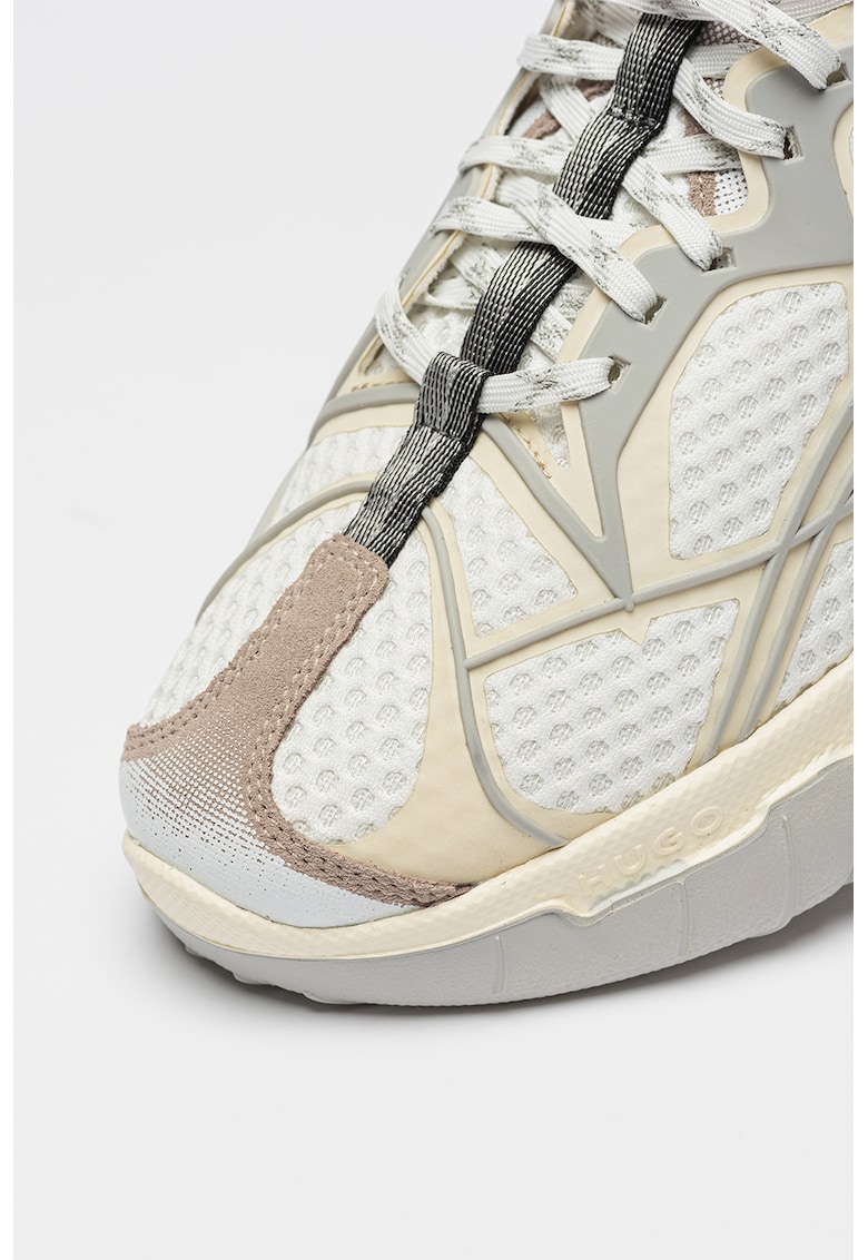Pantofi sport cu garnituri de piele intoarsa Xeno