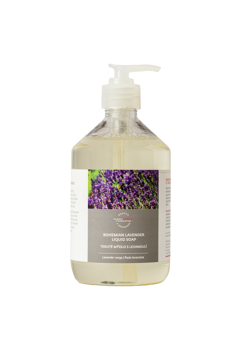 Sapun lichid natural cu Lavanda Bohemian - 500ml - fara parfumuri sintetice si coloranti artificiali - fara parabeni
