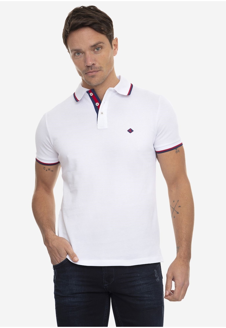 Tricou polo cu fenta cu nasturi 17729