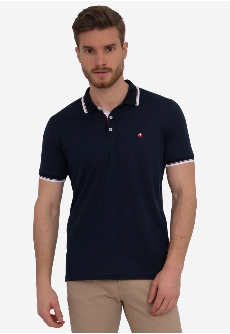 Tricou polo cu detaliu logo