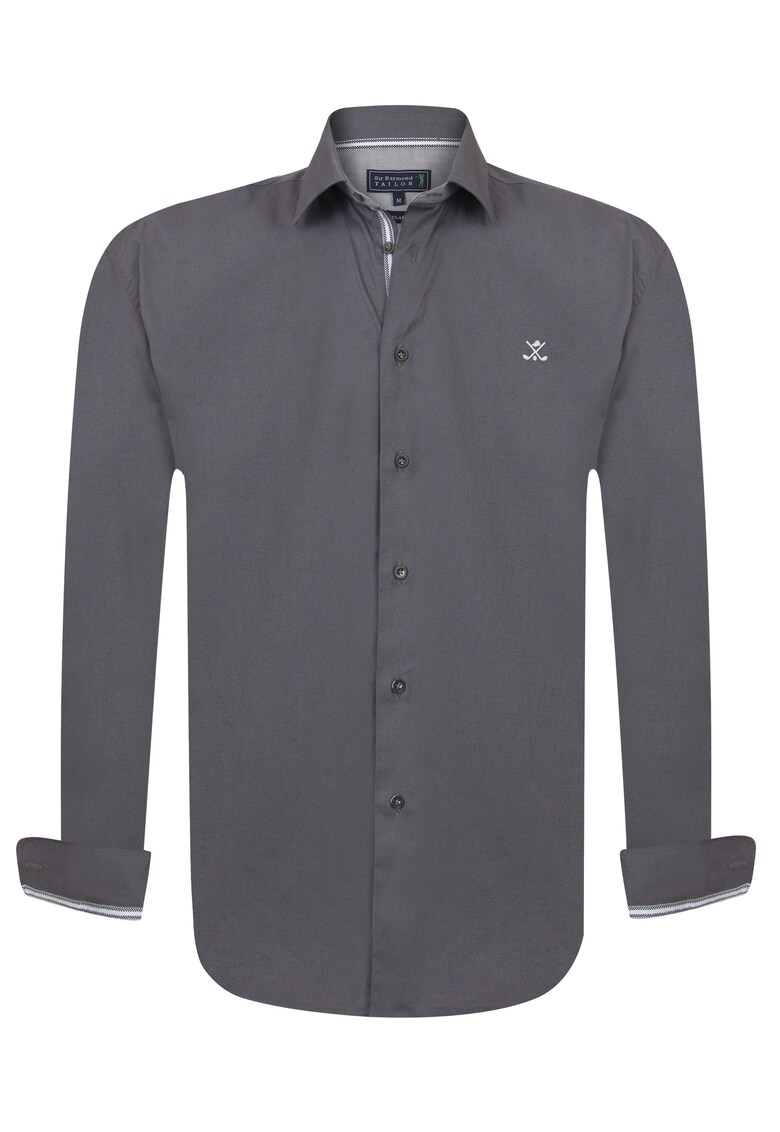 Camasa regular fit cu guler ascutit