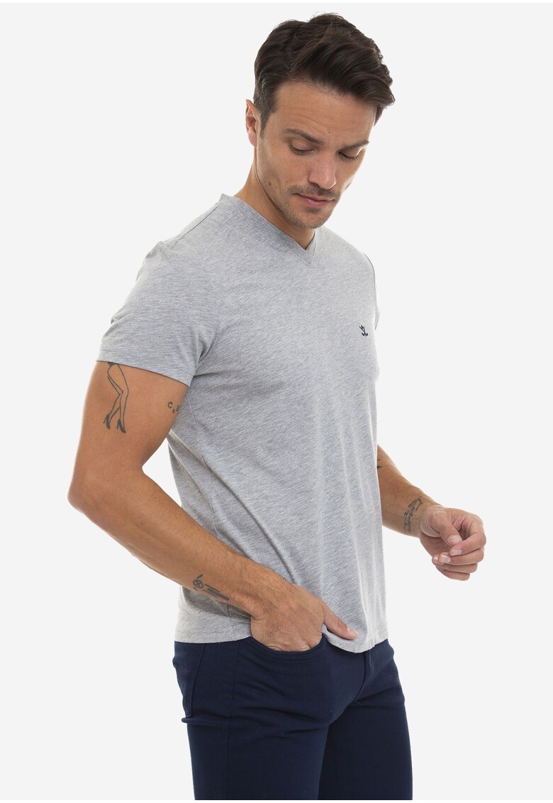 Tricou cu decolteu en-coeur