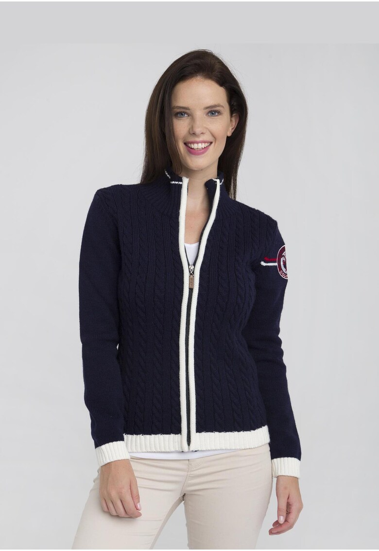 Cardigan cu model torsade