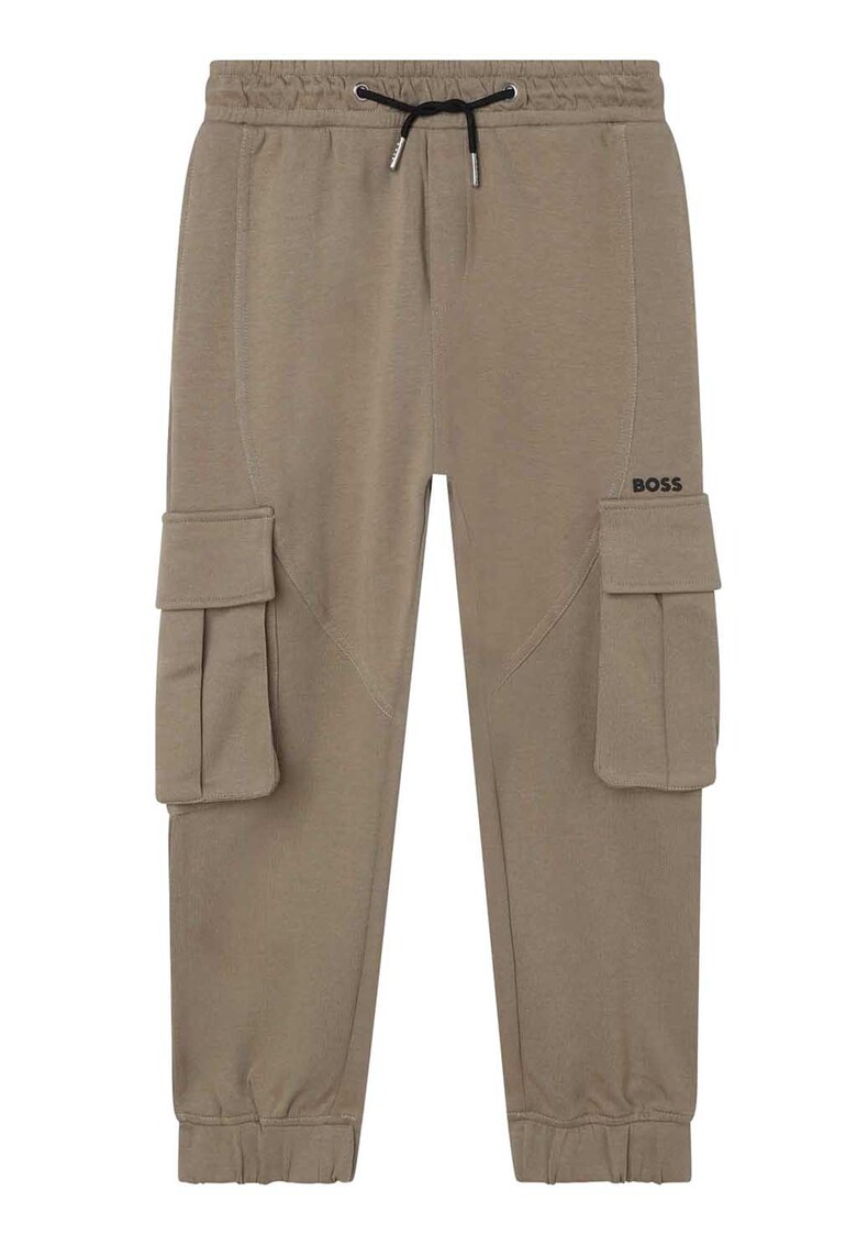 Pantaloni de trening cargo cu croiala conica