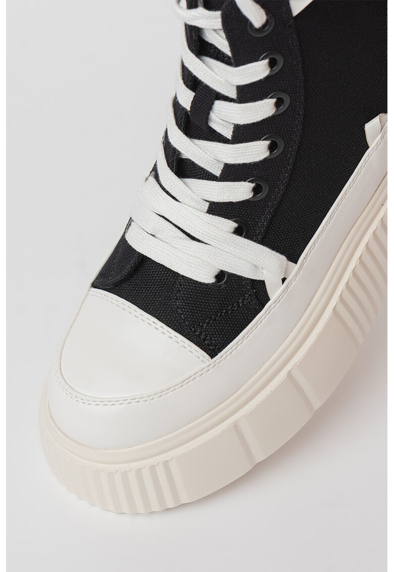 Pantofi sport wedge high-top