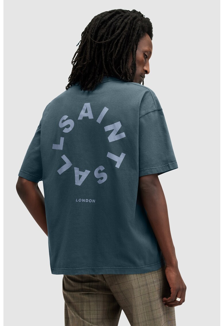 Tricou supradimensionat cu imprimeu logo Tierra
