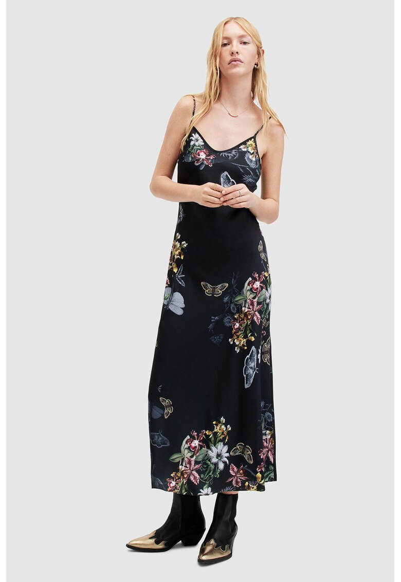 Rochie maxi cu model grafic Bryony Sanibel