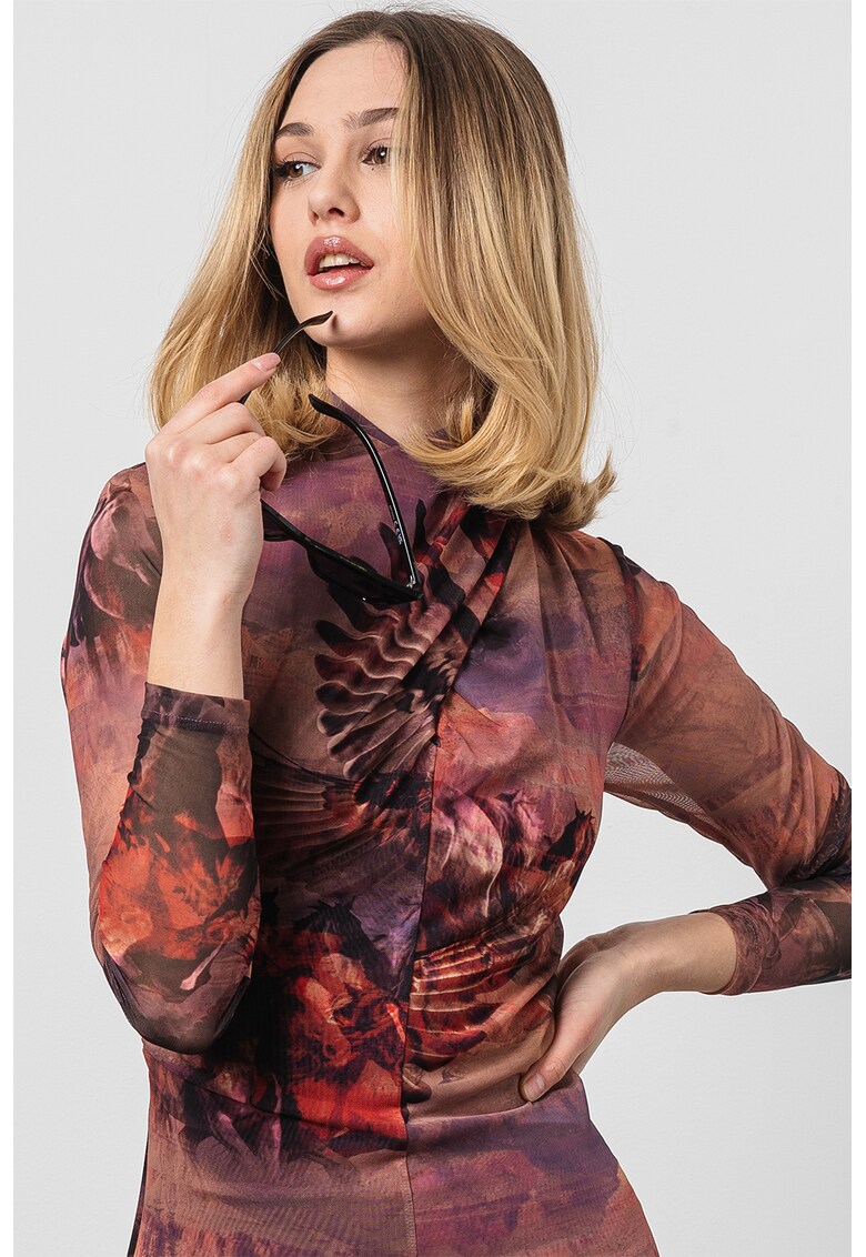 Rochie cu imprimeu abstract