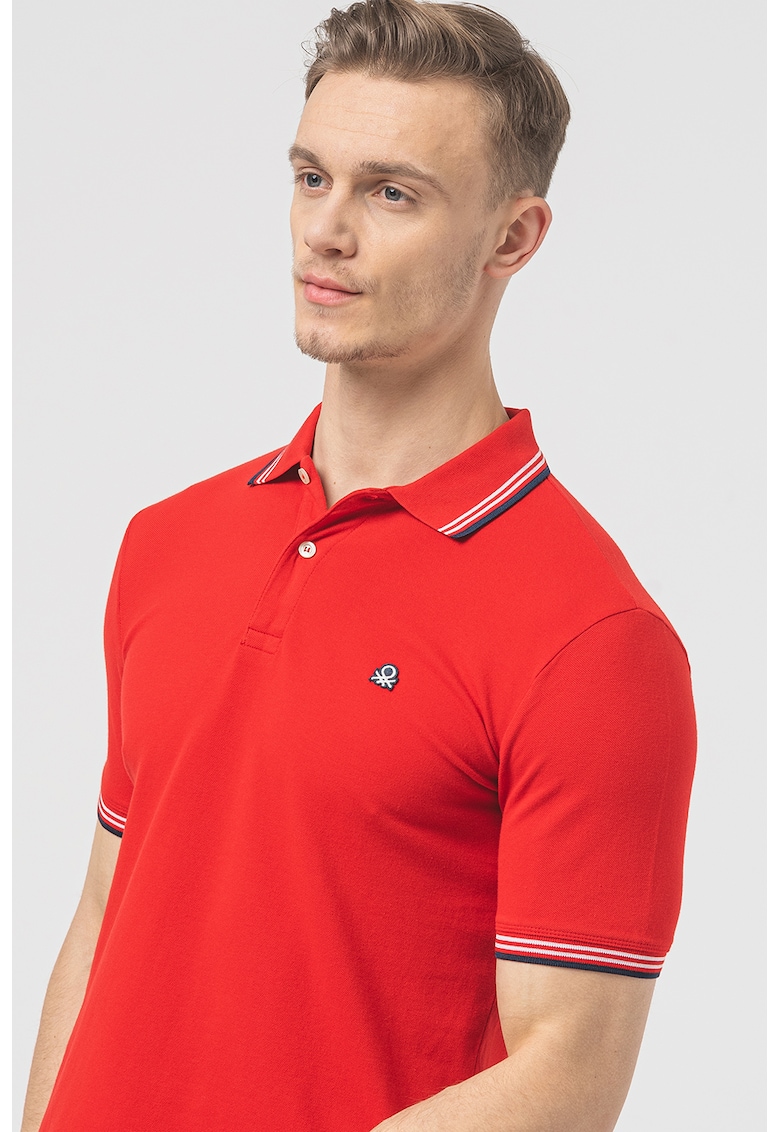 Tricou polo din material pique