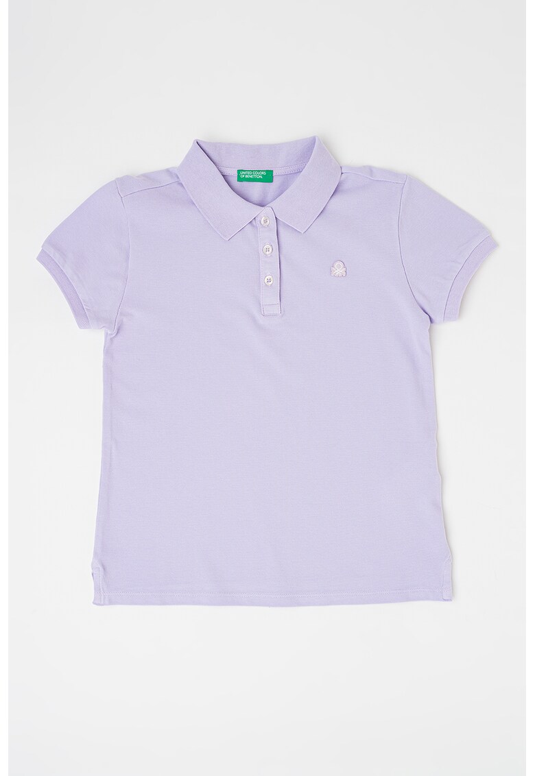 Tricou polo din pique