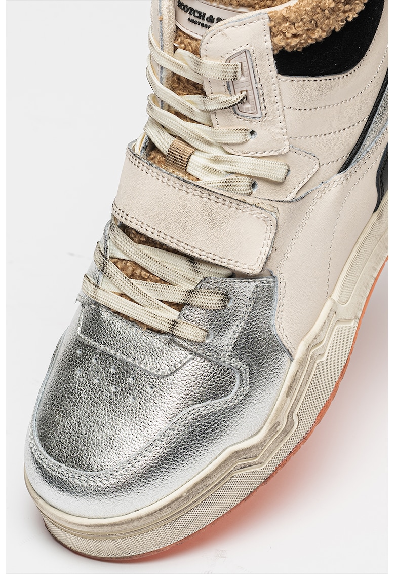 Pantofi sport high-cut de piele Lililie