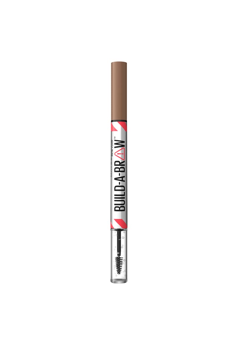 Produs 2 in 1 marker de sprancene + gel de fixare Maybelline New York Build a brow - 255 Soft Brown - 1 -4 gr