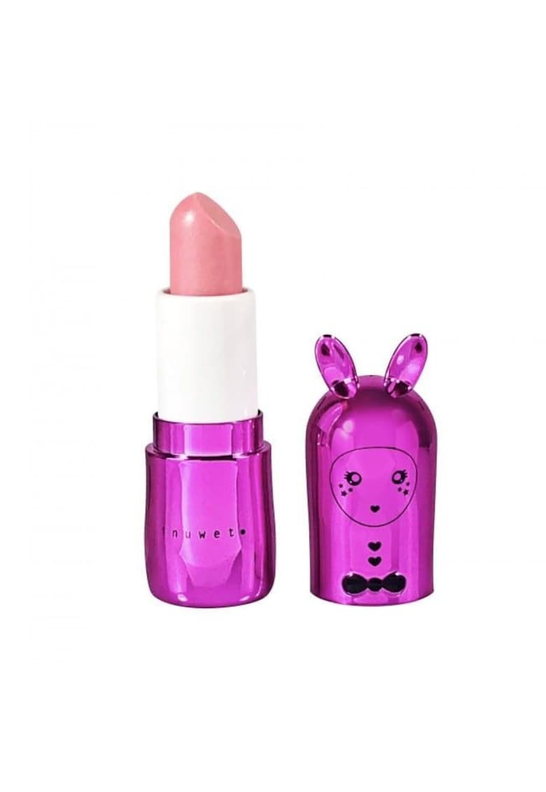Balsam de buze cu sclipici pentru copii - Fushia - cu parfum de Milkshake - 3.5 gr