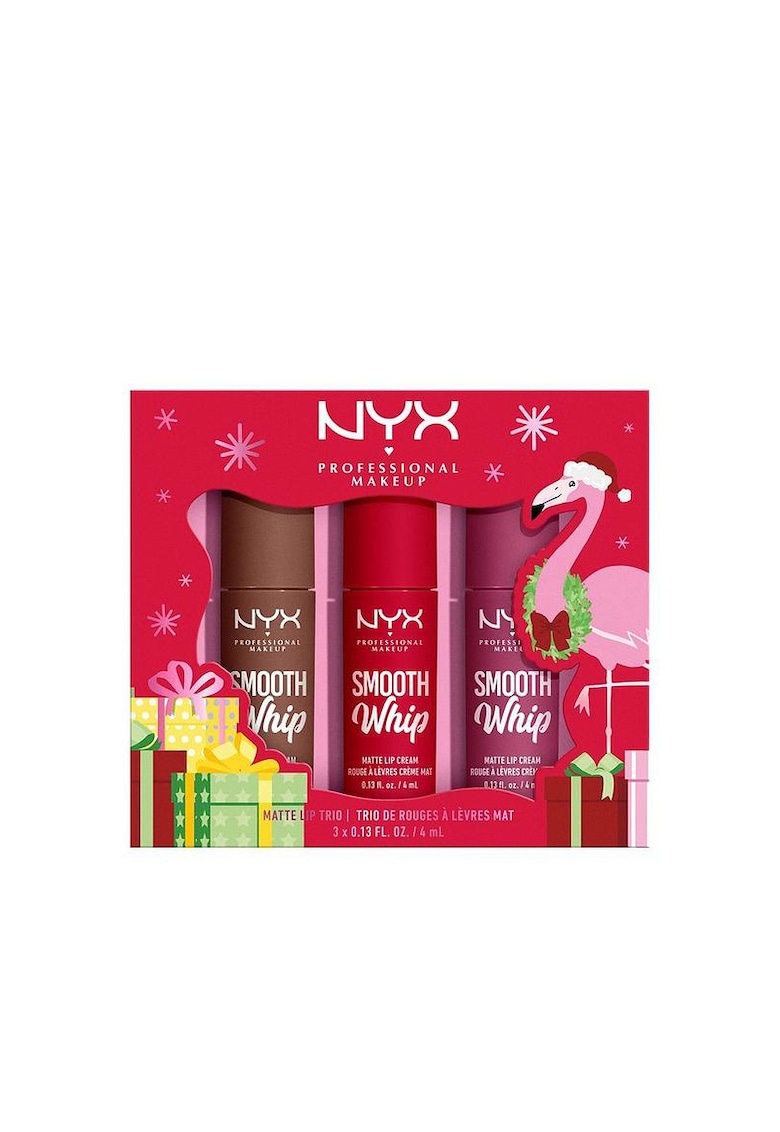 Set 3 rujuri mate -  Smooth Whip Matte - 4ml - Multicolor