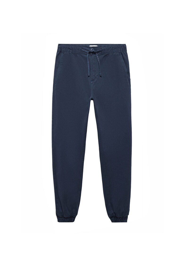 Pantaloni jogger cu mansete elastice