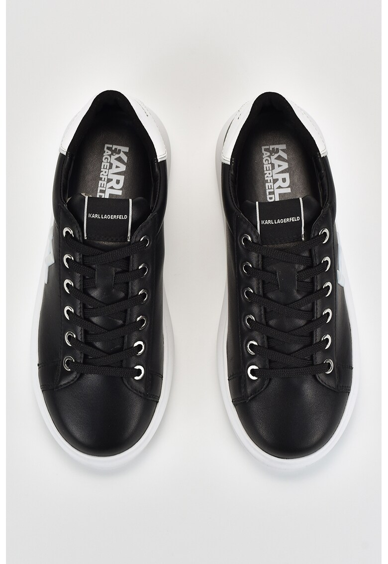 Pantofi sport wedge de piele