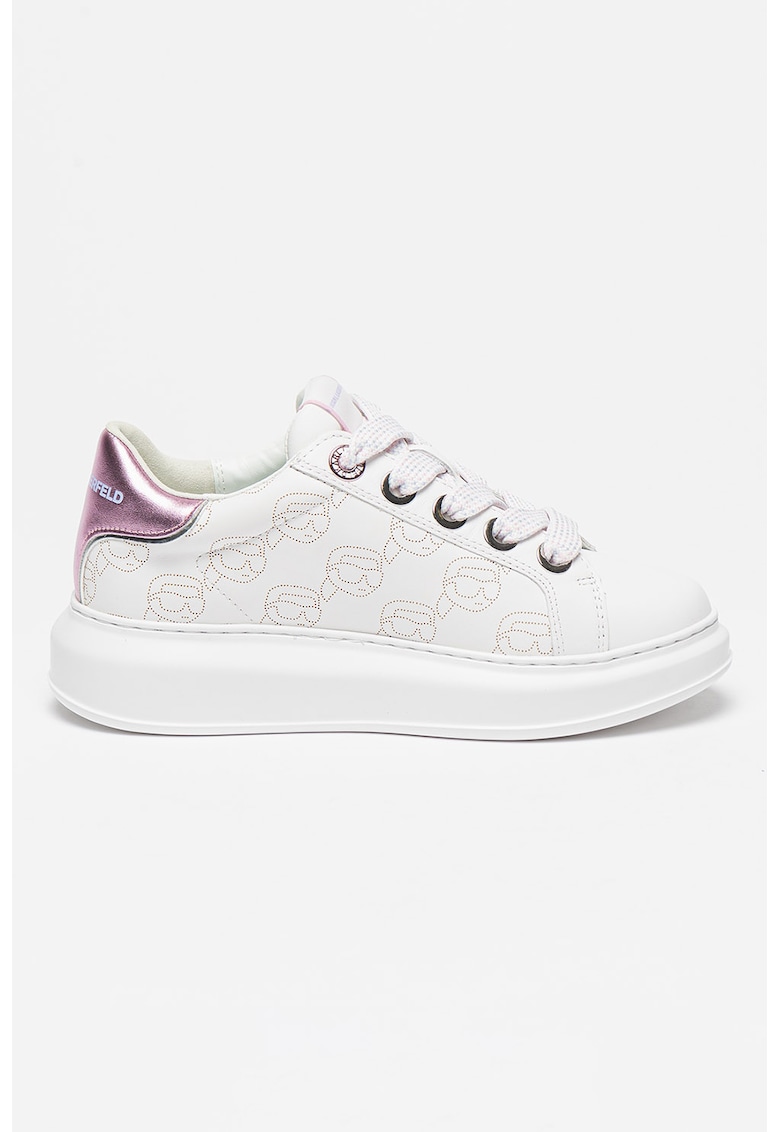 Pantofi sport de piele cu logo Kapri