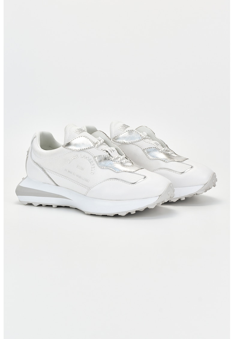 Pantofi sport din piele cu insertii de material textil Zone