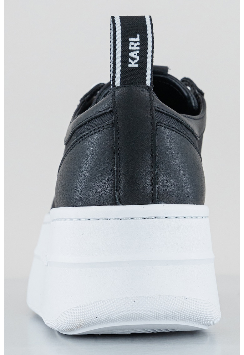 Pantofi sport de piele cu insertii de material textil Kobo III