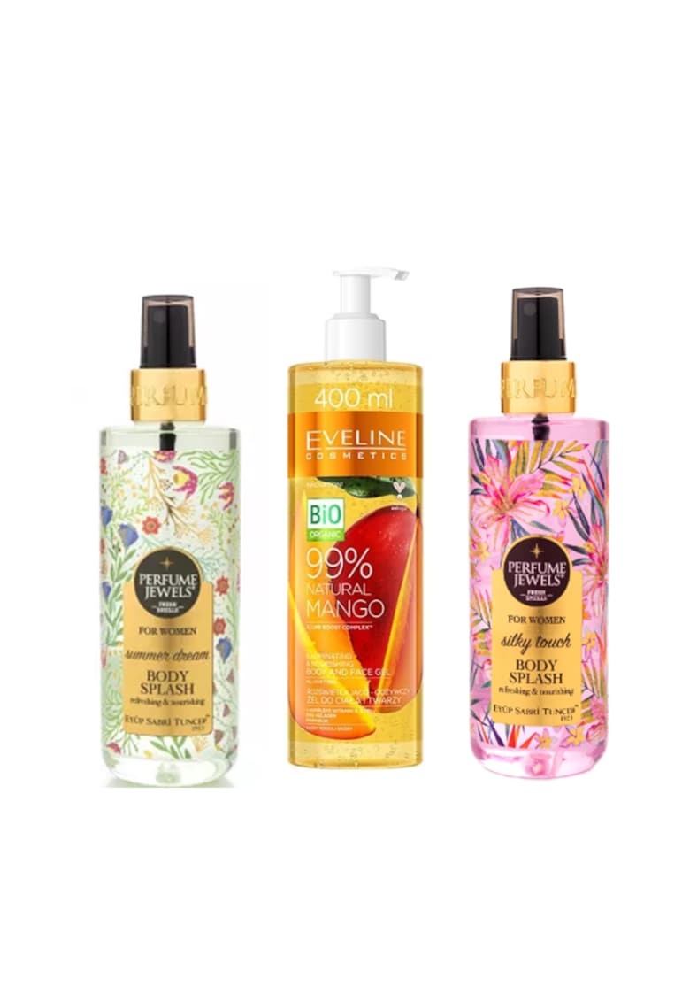 Set Exotic Spa Scents - femei - 2 x Spray de Corp Eyup 250 ml - Gel pentru fata si corp - 250 ml