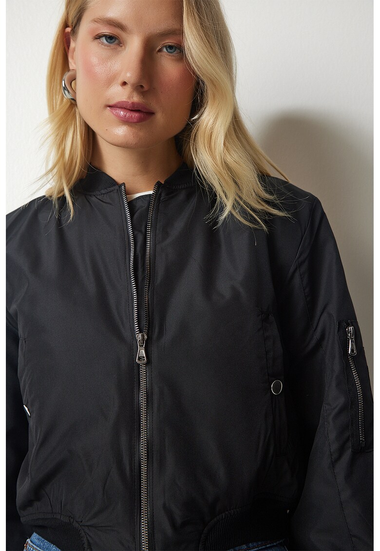 Jacheta bomber crop