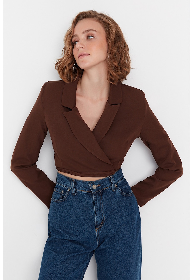 Sacou crop petrecut