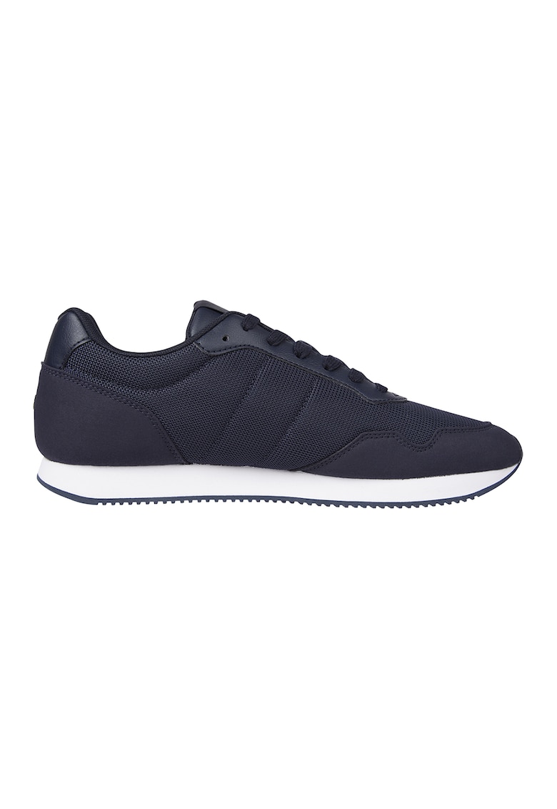 Pantofi sport cu insertii din piele ecologica