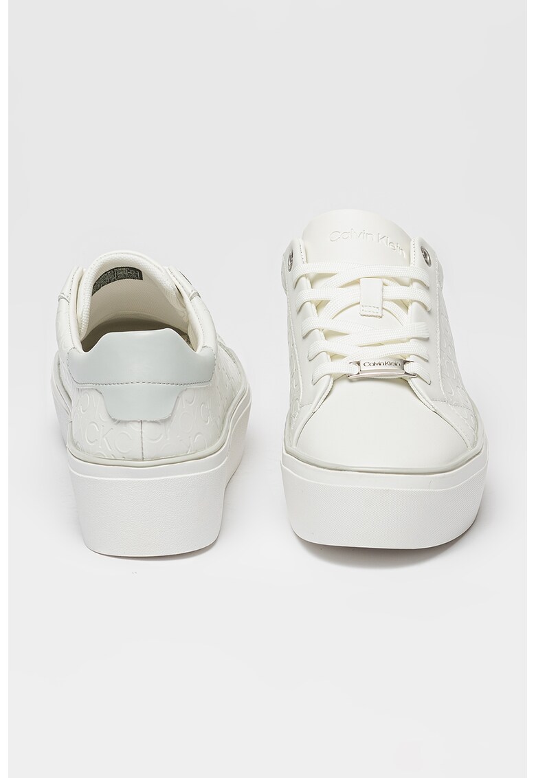 Pantofi sport din piele cu model monograma