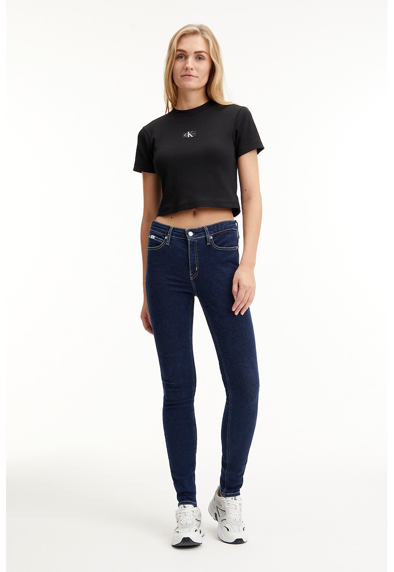 Blugi skinny cu 5 buzunare