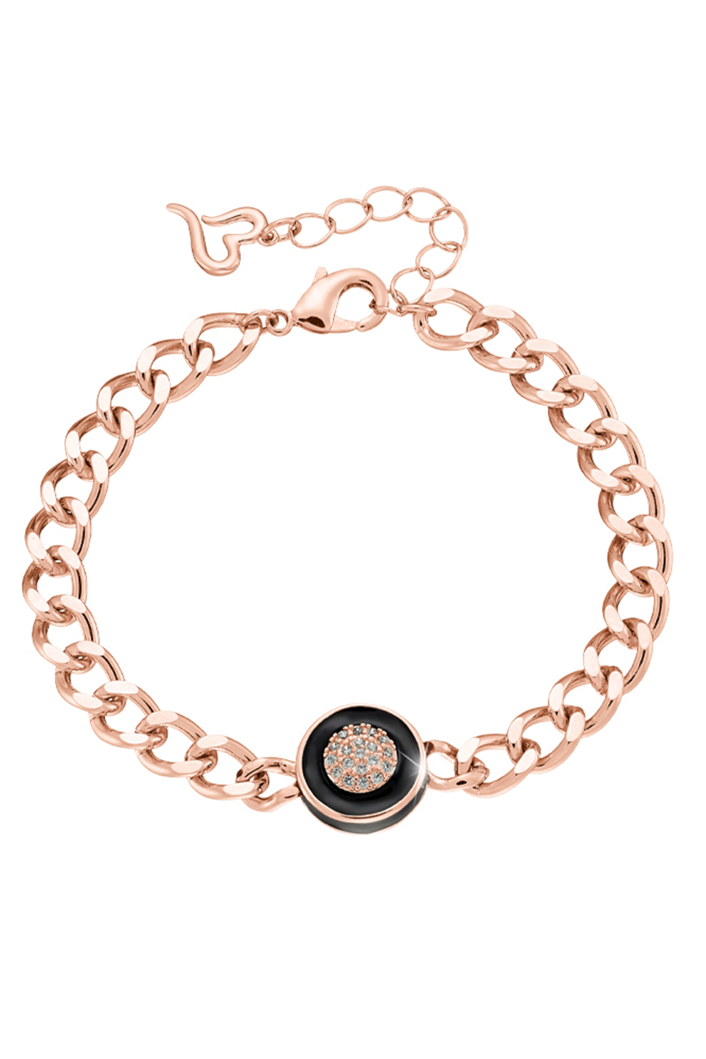 Bratara placata cu aur rose de 18k