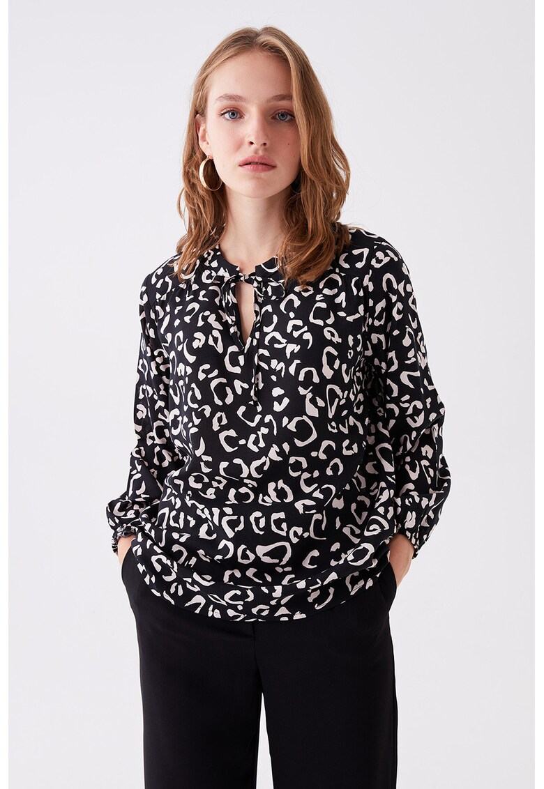 Bluza-tunica cu imprimeu