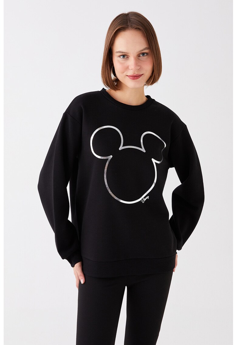 Bluza de trening cu imprimeu cu Mickey Mouse