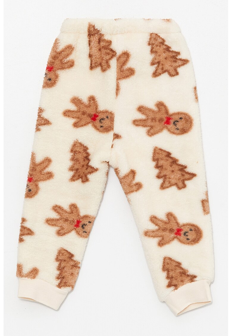 Pijama de fleexe cu imprimeu