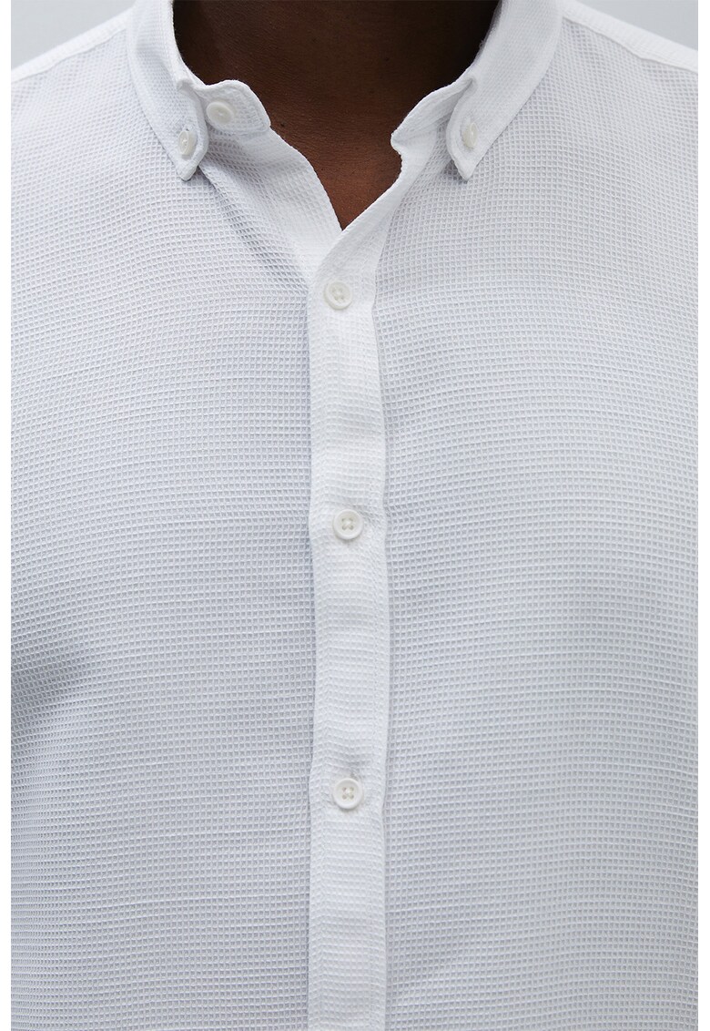 Camasa slim fit texturata