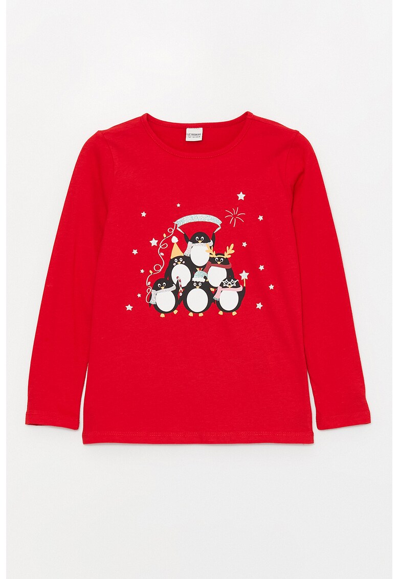 Bluza cu imprimeu frontal