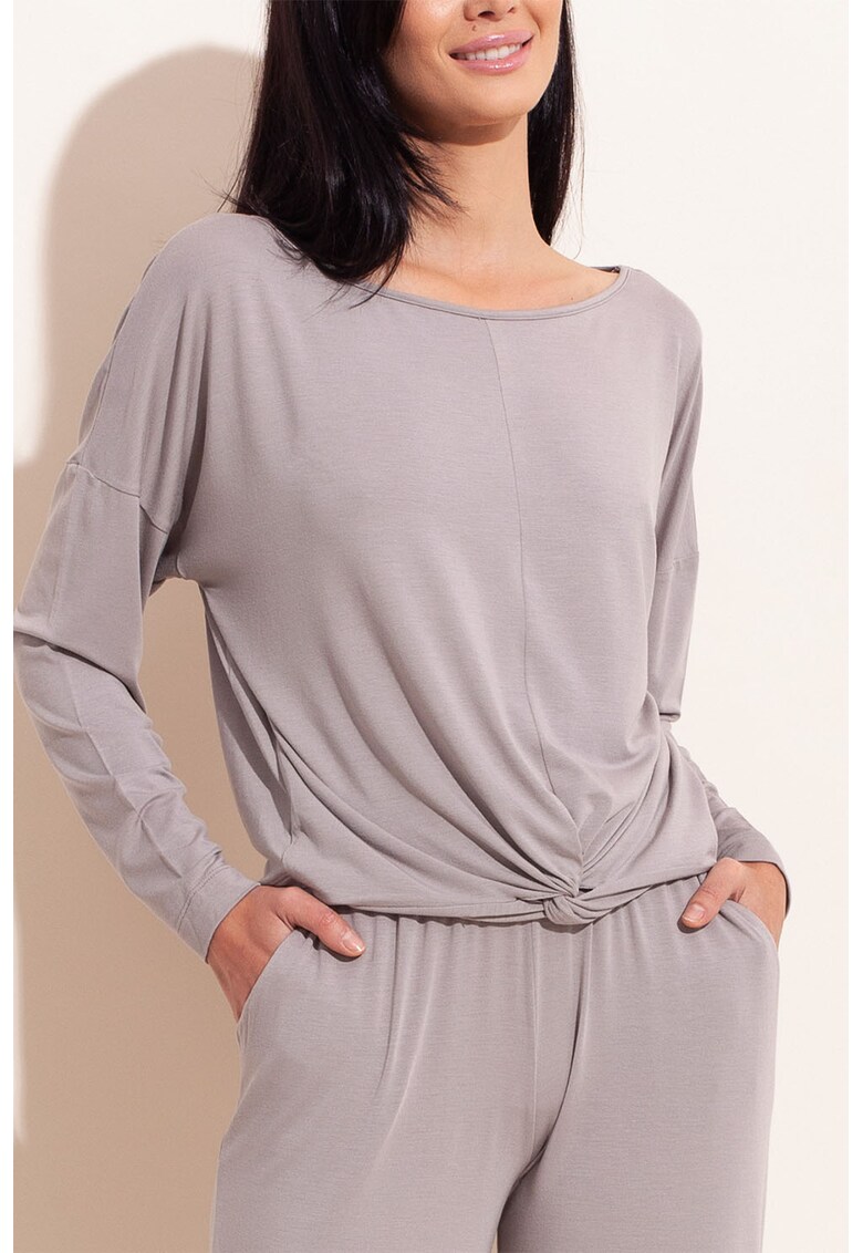 Pijama lunga din amestec de modal