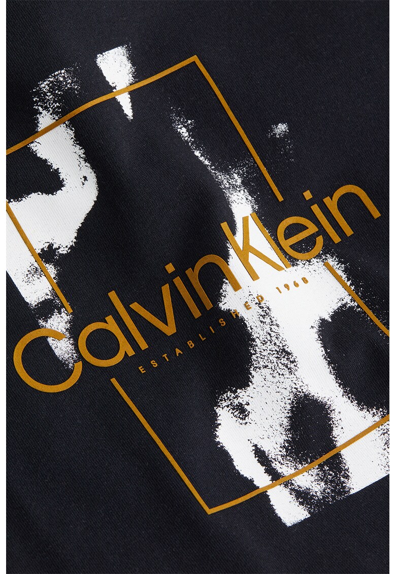 Tricou regular fit cu decolteu la baza gatului