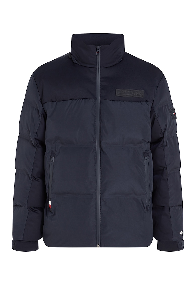 Tommy Hilfiger Зимно яке с лого цвят: тъмносин