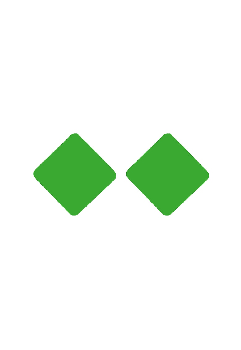 Cercei Romb 5708 - verde crud