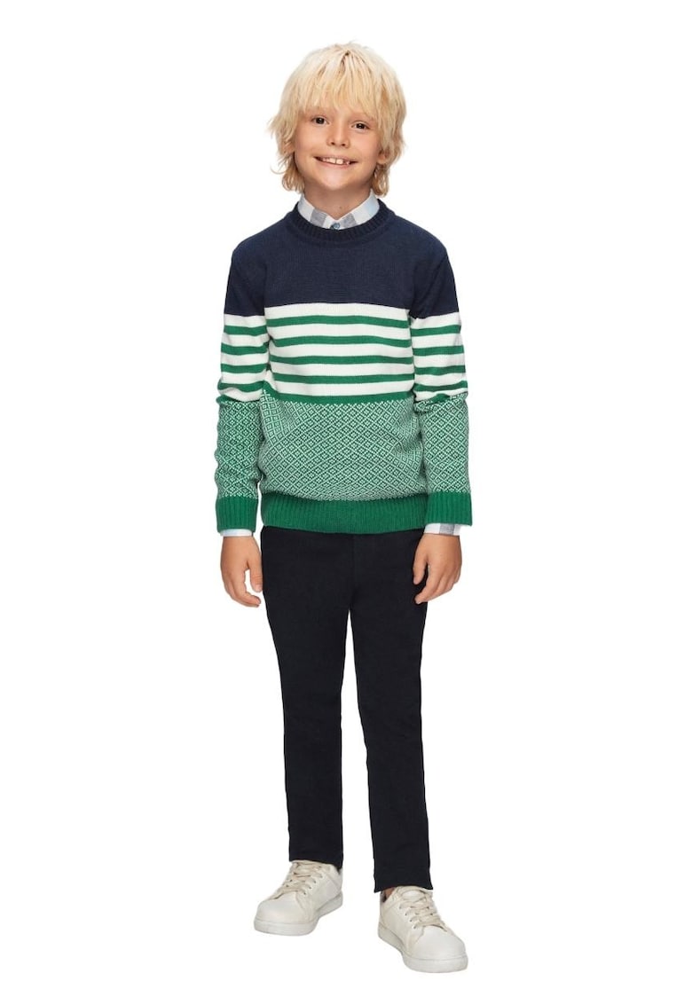 Compleu - pentru baieti - cu pulover - MT-4043 - Verde
