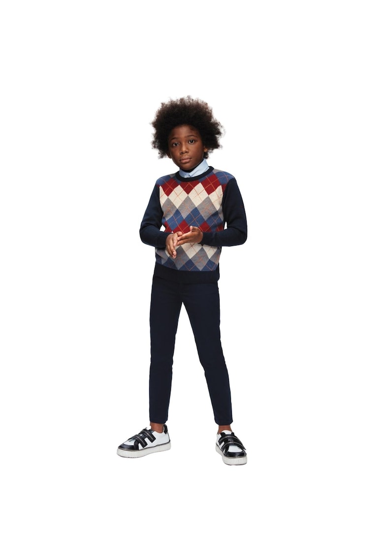 Compleu - pentru baieti - cu pulover - MT-4003 - Bleumarin