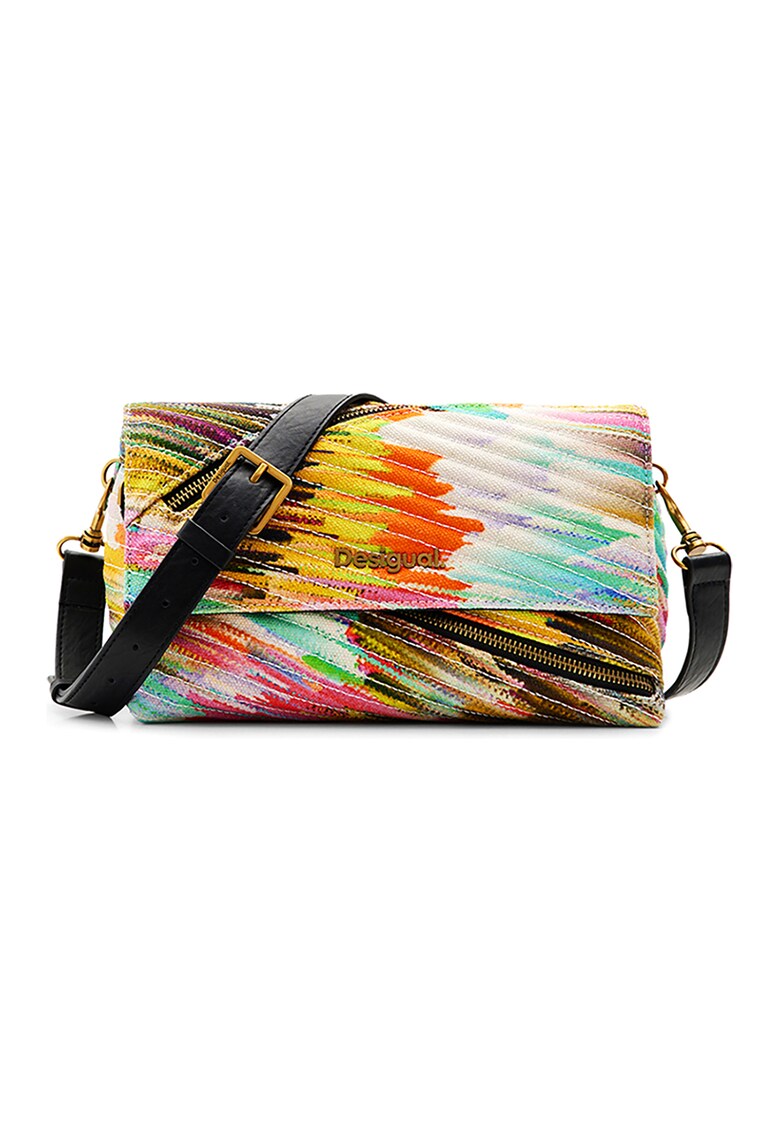 Geanta crossbody cu imprimeu abstract