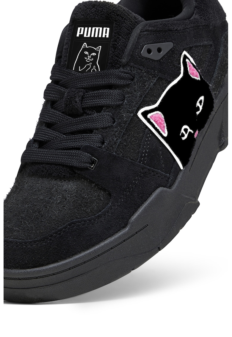 Pantofi sport unisex cu insertii din piele intoarsa Ripndip