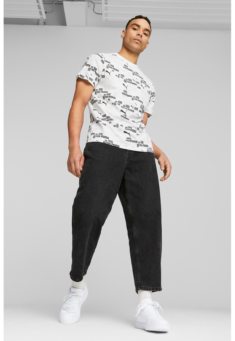 Tricou regular fit cu model logo