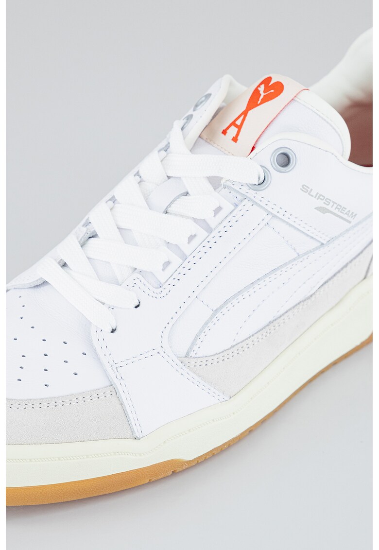 Pantofi sport unisex din piele si piele intoarsa Ami Slipstream