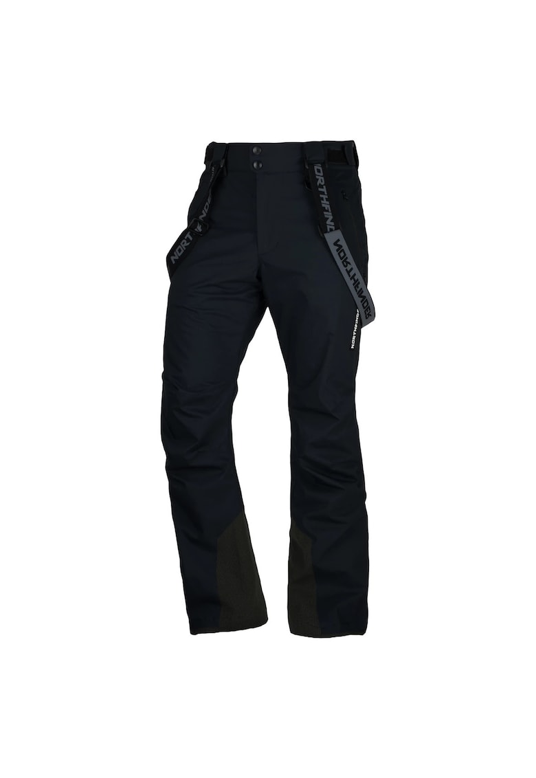Pantaloni schi 2L 10K/10K regular fit barbati Norman - Negru