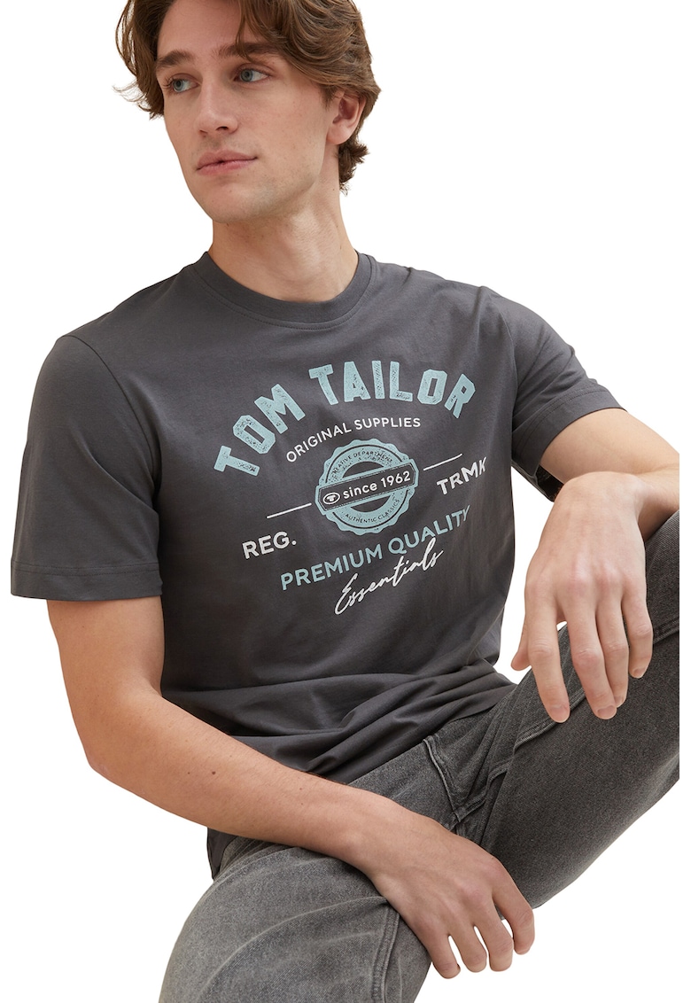 Tricou din bumbac cu imprimeu logo